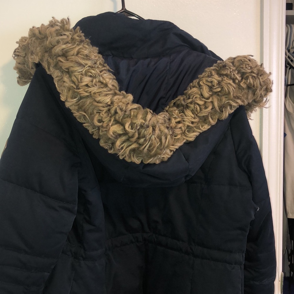Navy winter jacket - Picture 3 of 4
